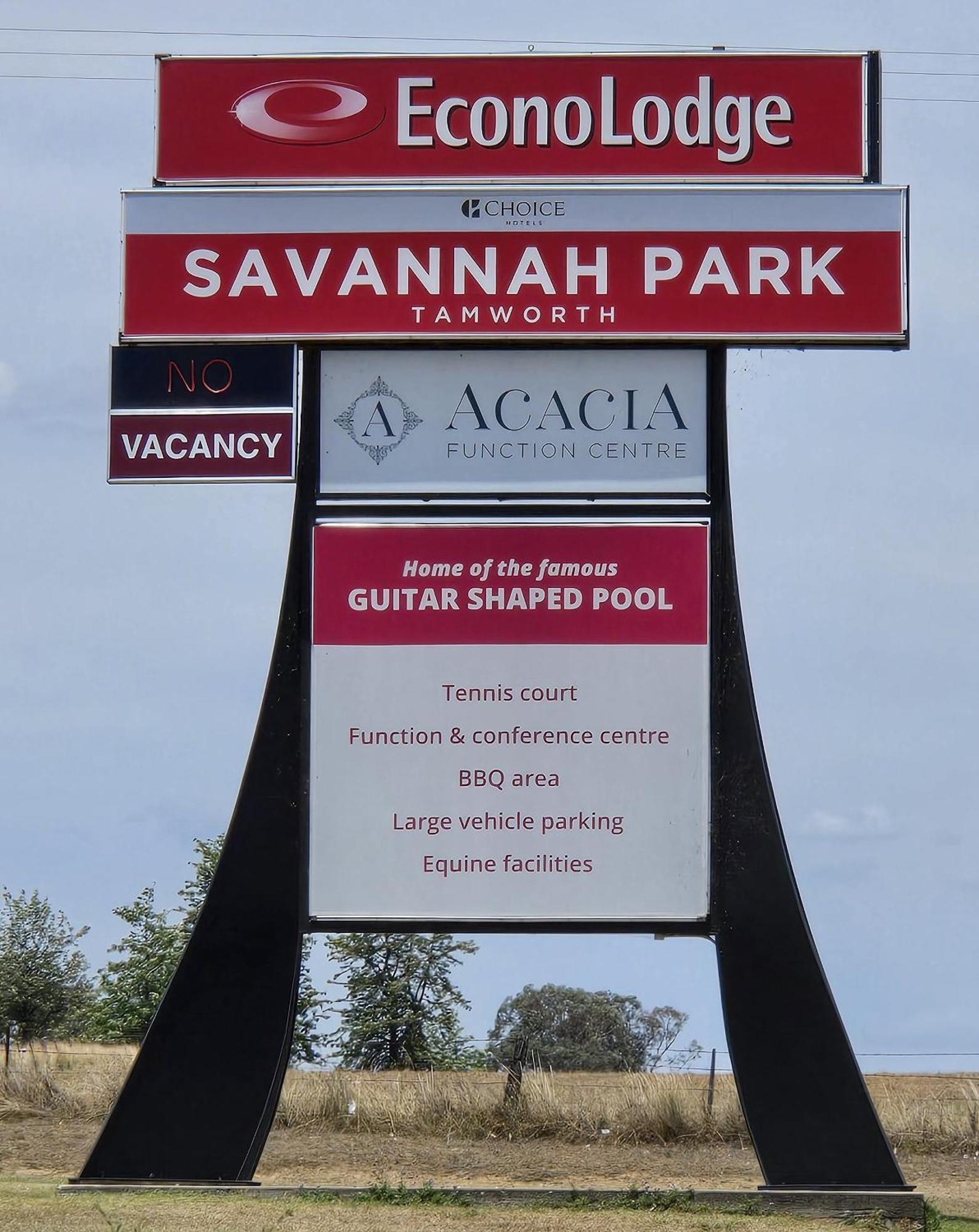 Econo Lodge Savannah Park Tamworth Eksteriør bilde